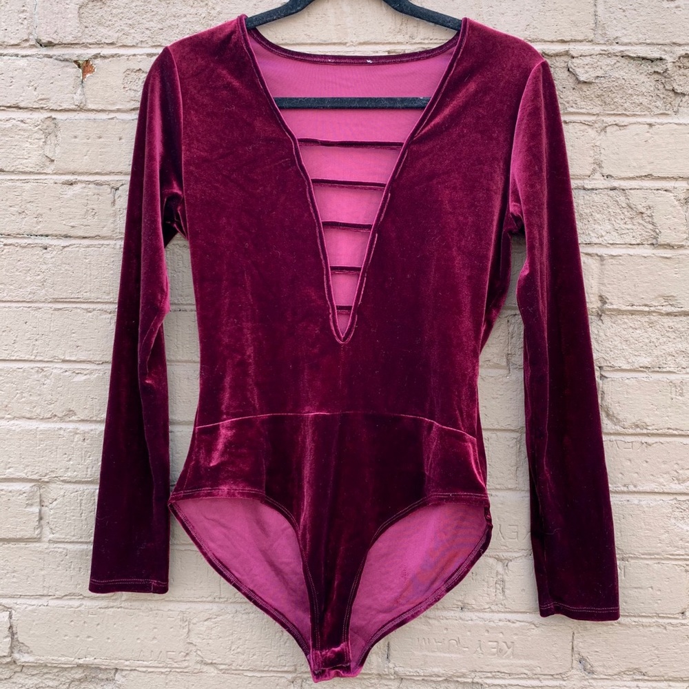 Red Velvet Bodysuit